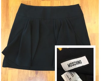 Rare!! MOSCHINO Pleated Mini Skirt Made In Italy Great Condition