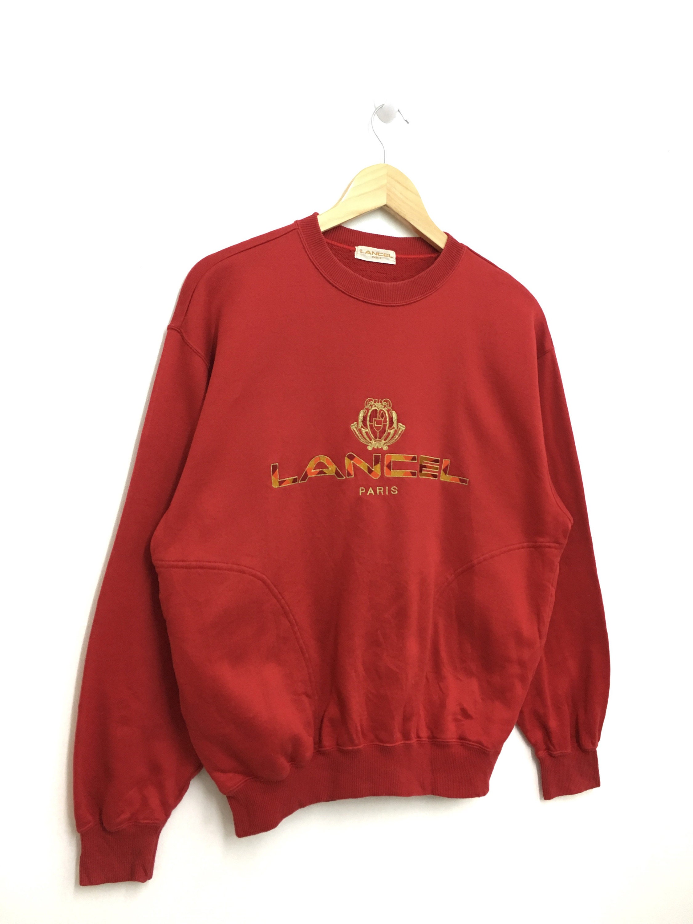 Rare Vintage 90's LANCEL Paris Sweatshirt Embroidery - Etsy