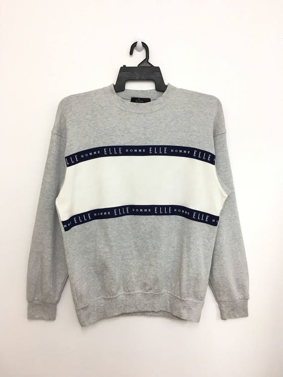 Sale!! Vintage ELLE HOMME Sweatshirt Pullover Spel