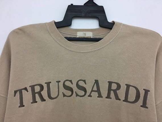 Rare!! Vintage 90's TRUSSARDI Sweatshirt Embroide… - image 3