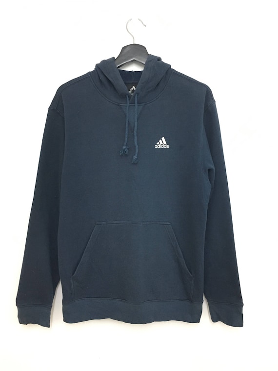 navy blue adidas hoodie