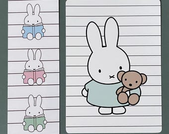 Miffy Rabbit Print and Bookmark Set