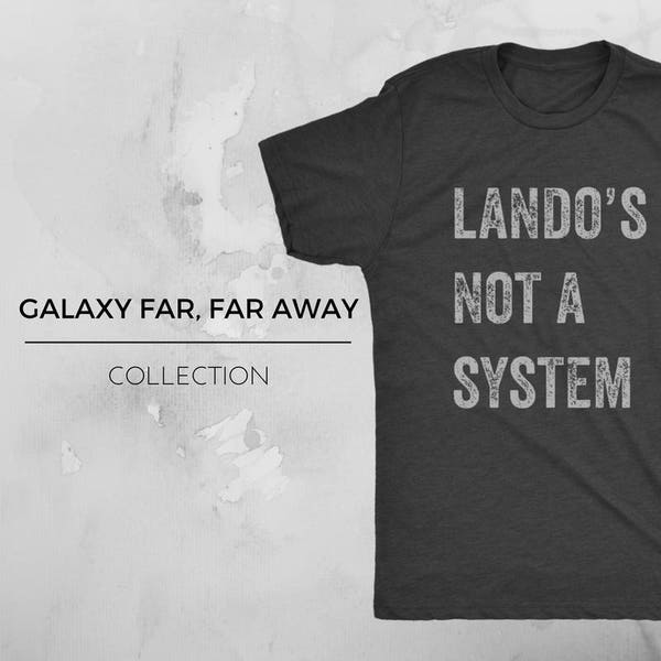 MAN - Star Wars Inspired T-Shirt, Lando Calrissian, Star Wars Shirt, Star Wars Tee, Geek Shirt, Lando Shirt, Star Wars, Cloud City, SW Shirt