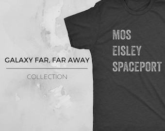 SPACEPORT - Star Wars Inspired Shirt, Star Wars, Star Wars Shirt, Spaceport, SW Shirt, Tatooine, Mos Eisley, Sci-Fi, Geek Shirt, Geek
