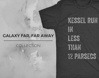 KESSEL - Star Wars Geïnspireerd T-shirt, Geek Shirt, Kessel Run, Han Solo, Star Wars Shirt, Millennium Falcon, Star Wars Fan, SW, Han Solo Shirt