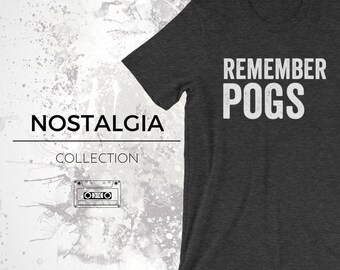 POGS - Recuerde Pogs camisa, nostálgico, nostalgia, retro juegos, camisa de los 90, camisa de juego, camisa de juego, Pog, Pogs, camisa Pogs, camisa nostálgica