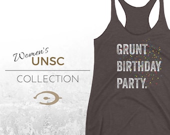 POP-YAY! Tank - Halo Inspired Women&#39;s Tank, UNSC, Master Chief, Halo Shirt, Halo Tank, Cortana, Grunt, Gamer Shirt, Video Game Shirt, Halo