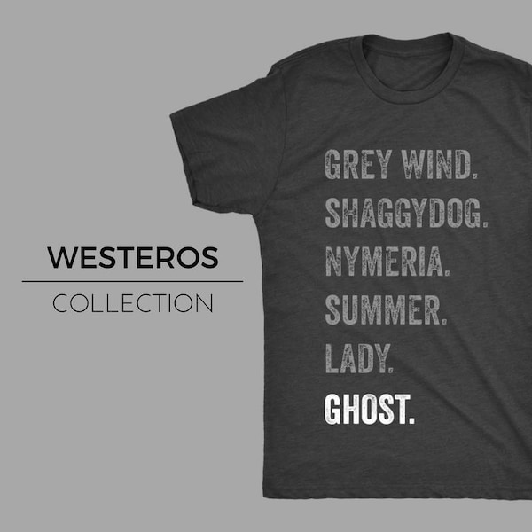 WOLVES - Game of Thrones Inspired Shirt, GoT, Westeros, Winterfell, House Stark, Direwolves shirt, Geek Shirt, Game of Thrones Shirt, Wolf