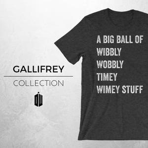 TIMEY - Doctor Who Inspired Shirt, DW, Doctor Who Shirt, Dr Who Shirt,Wibbly Wobbly Timey Wimey, Tardis, Geek Shirt, Novelty Tee, The Doctor