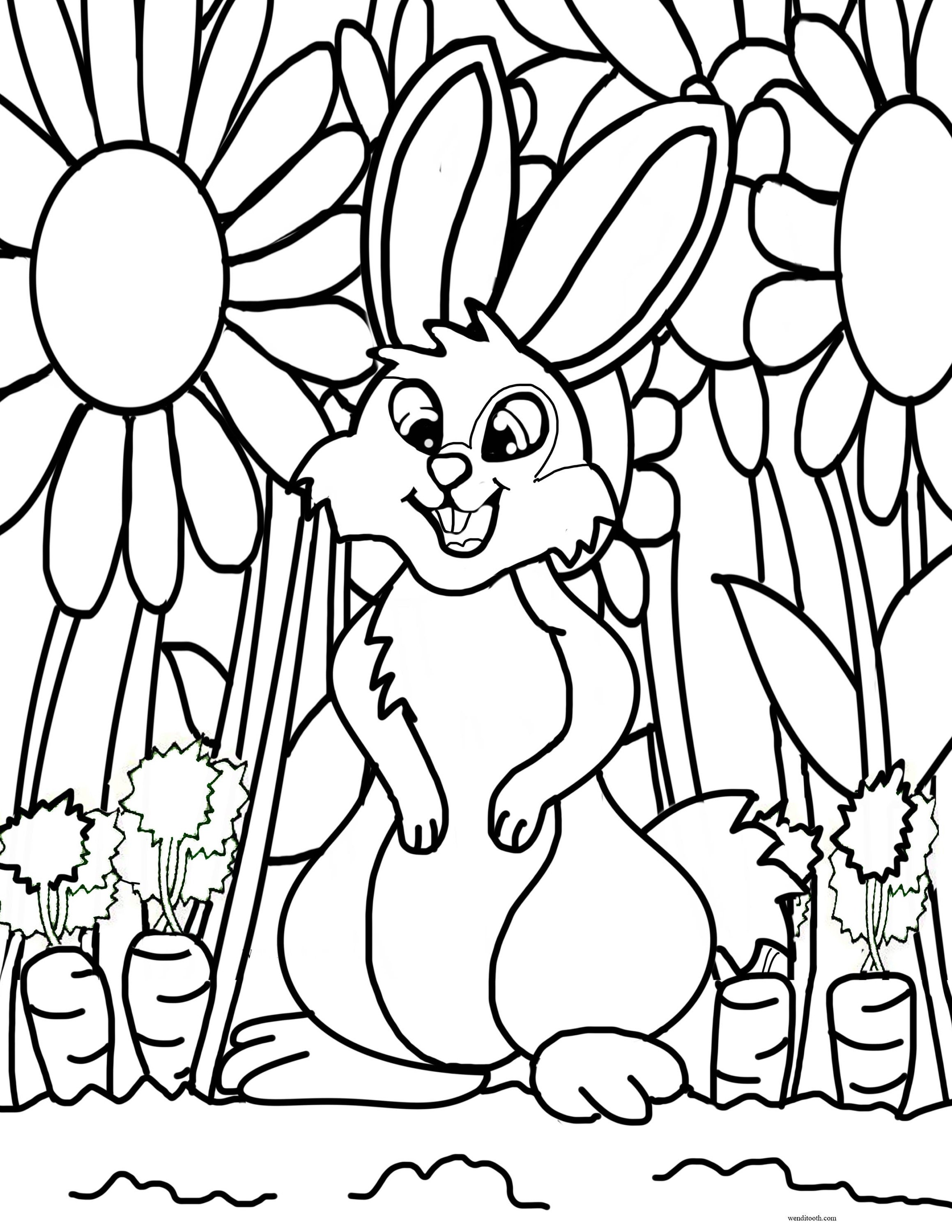 DIGITAL DOWNLOAD 7 ADORABLE Spring Inspired Coloring Pages | Etsy
