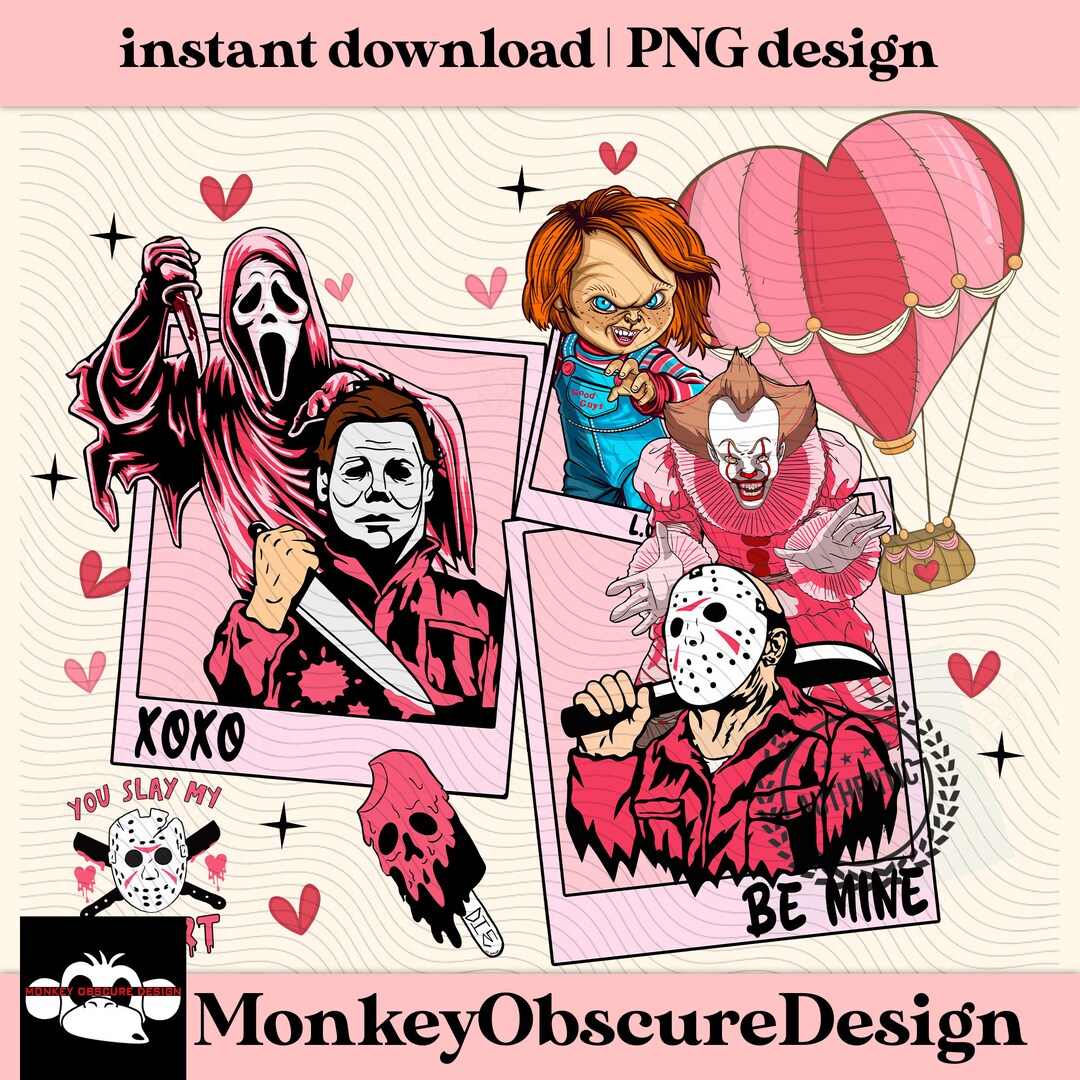 Valentine Horror Killer Movie Png, Horror Movie Valentine Png ...
