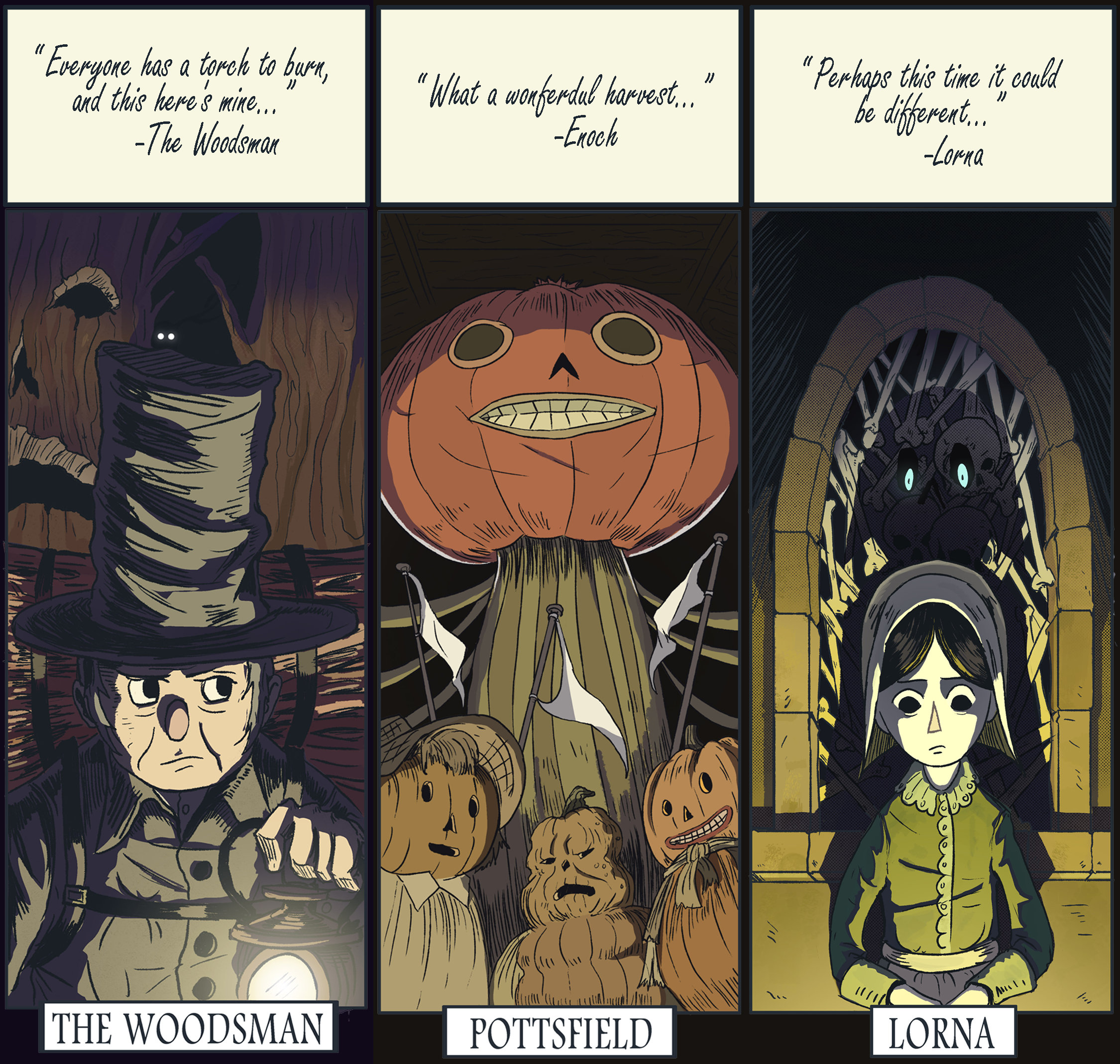 Over the Garden Wall Bookmark Volume 1 Set of 6 Etsy