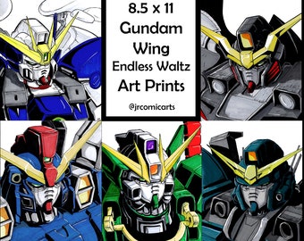ENDLESS WALTZ Gundam Wing Art Print