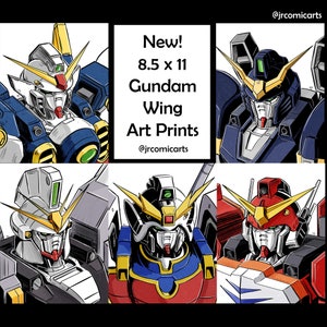Wydruk artystyczny Gundam Wing