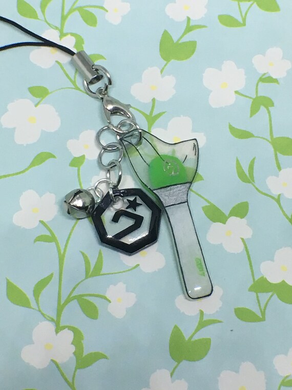 Got7 Lightstick And Logo Mini Keychain Set Miniature Charm Etsy
