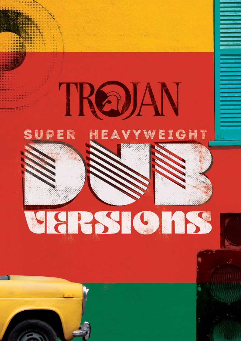 Trojan Records 'Dub Versions' Graphic Art Print Etsy