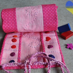 Crayon Organizer, Crayon Rollup, Montessori School, Stockmar Crayon Case, Waldorf Crayon Roll, Crayon Holder, Crayon Tote, Crayon Gift