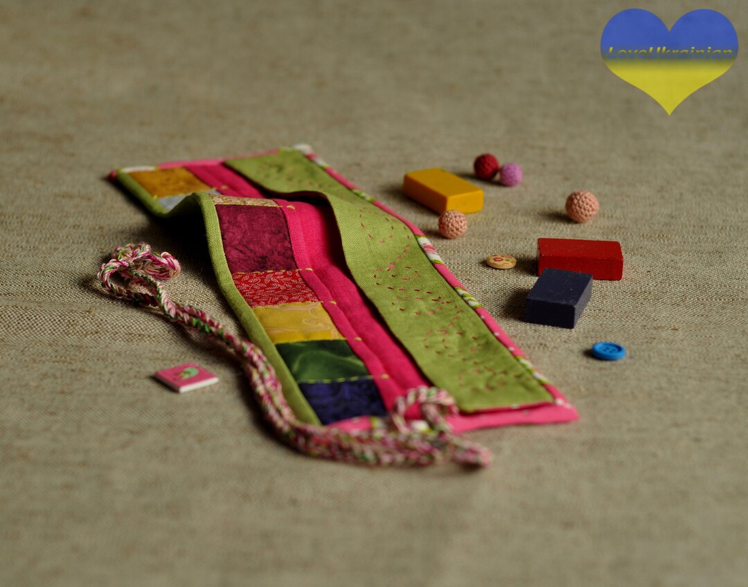 Crayon Case Crayon Wallet Crayon Keeper Crayon Organizer Etsy