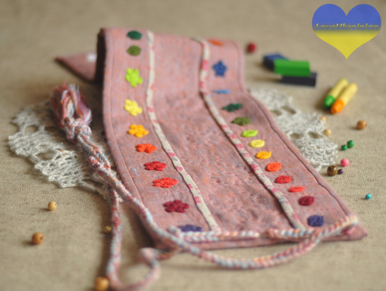 Crayon Case Crayon Wallet Crayon Keeper Crayon Organizer Etsy