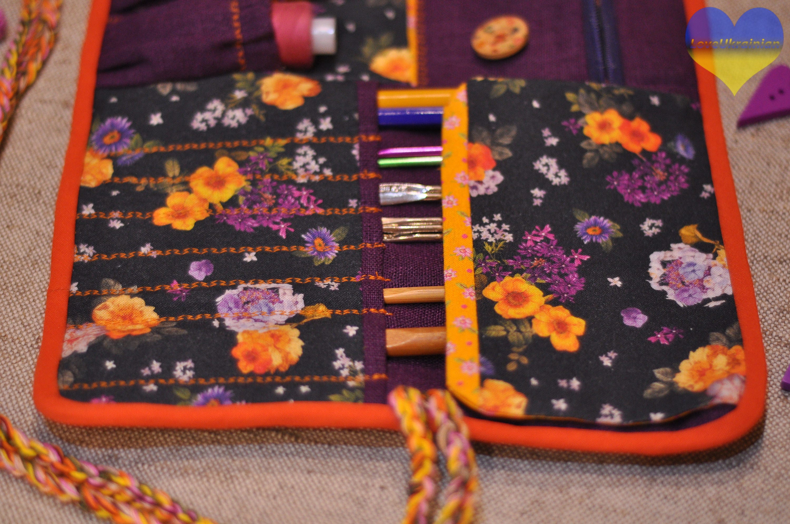 Knitting Case Kniting Organizer Waldorf Knit Knitting Bag Etsy