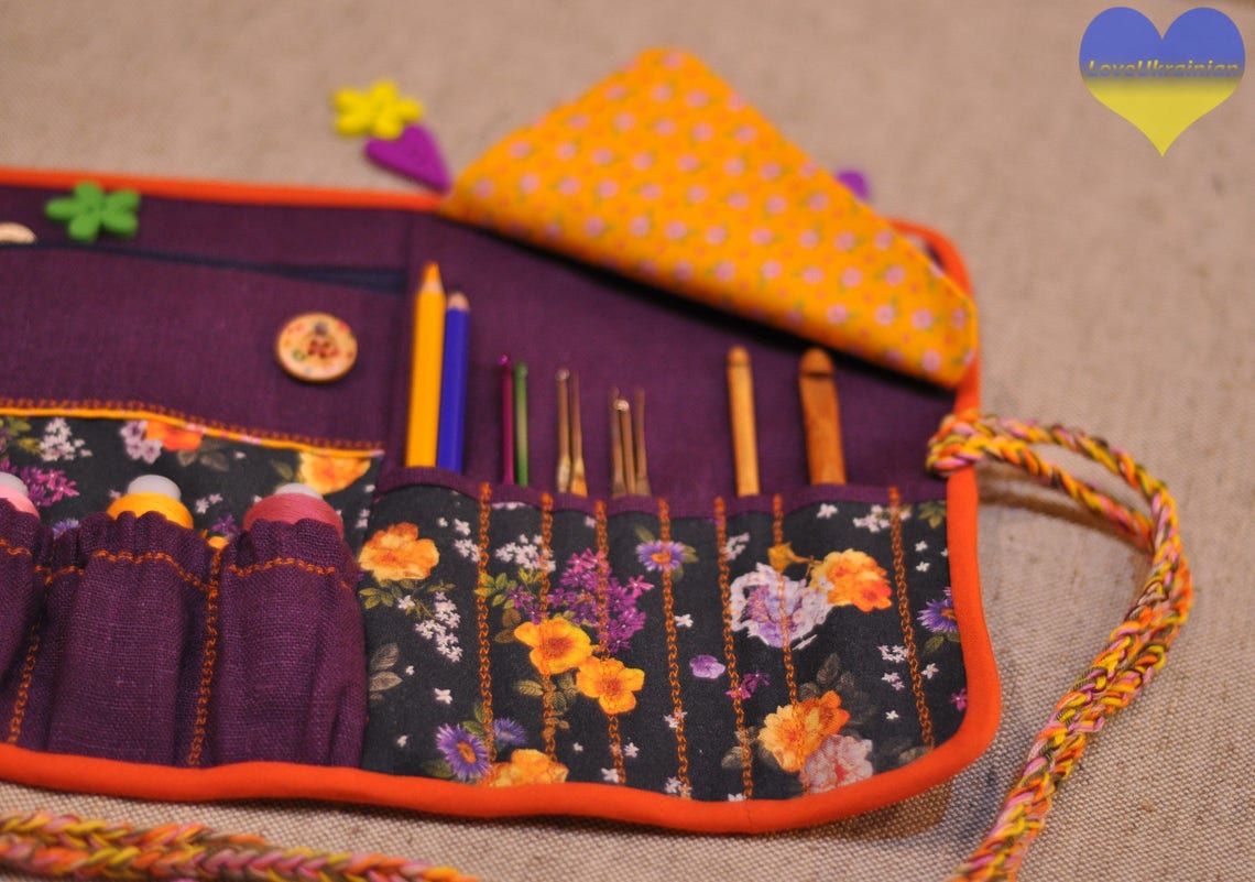 Knitting Case Kniting Organizer Waldorf Knit Knitting Bag Etsy