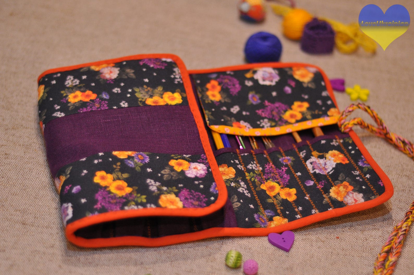 Knitting Case Kniting Organizer Waldorf Knit Knitting Bag Etsy