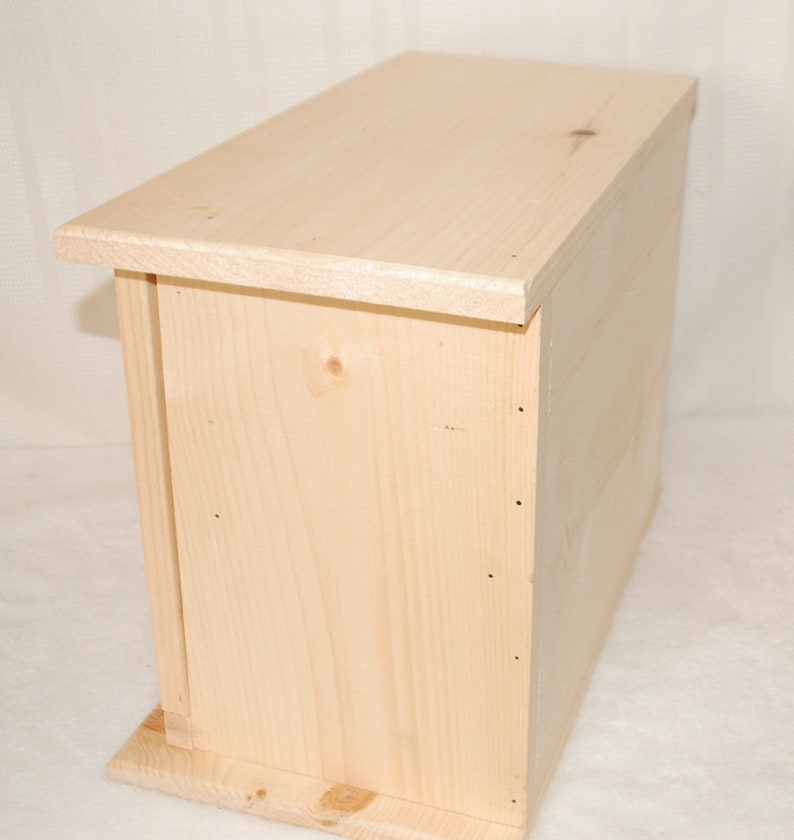 Unfinished Bread Box Plain. Measures 19 X 11 1/4 X Etsy
