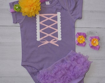 rapunzel baby clothes