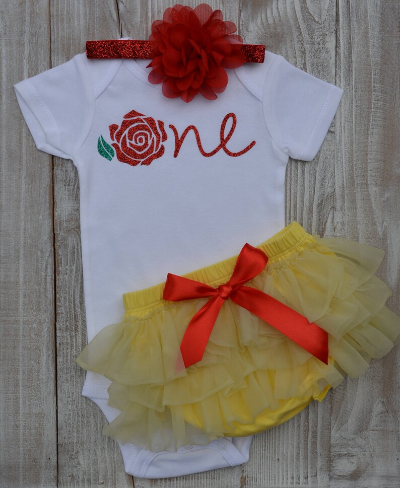 beauty and the beast baby outfit