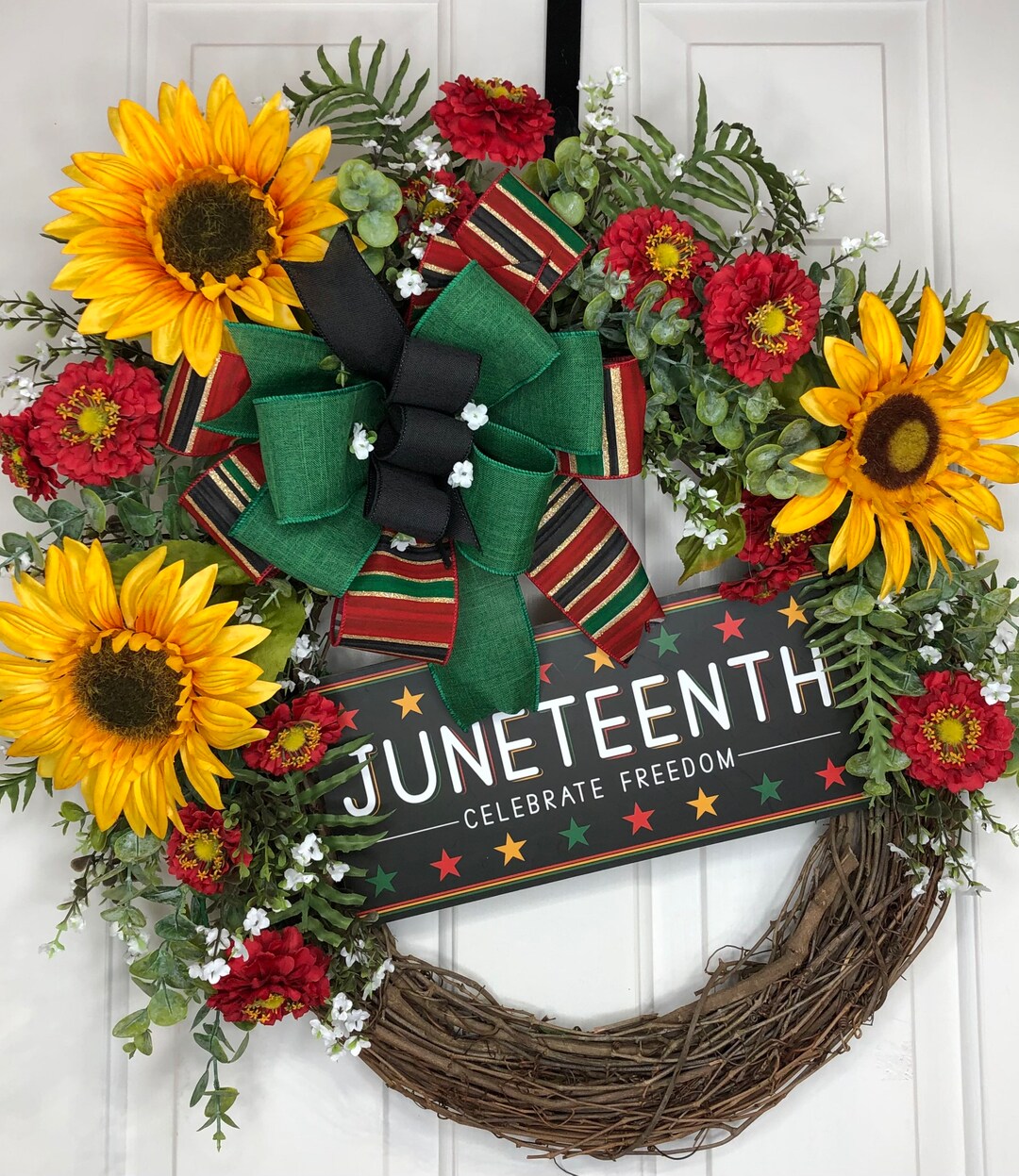 Wreath, Sunflower Wreath, Wreath for