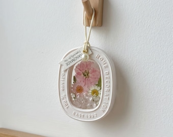 Custom Scented Wax Sachet Real Pressed Flower Crystal Home Fragrance Personalized Gift Her