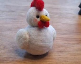 Nadelfilz-Huhn Anleitung: DIY-Huhn-Anleitung (PDF-Download)