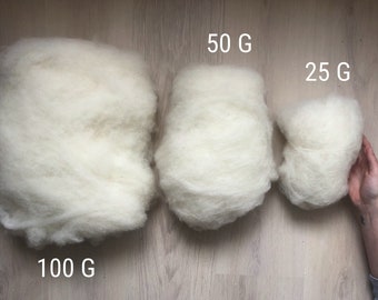 Gekaarde wol | Nature et loisirs | Wol au bâton | Kit Naaldvilten | DIY-viltkit | Kit Amigurumi Vilt, Wol vilten, Roving