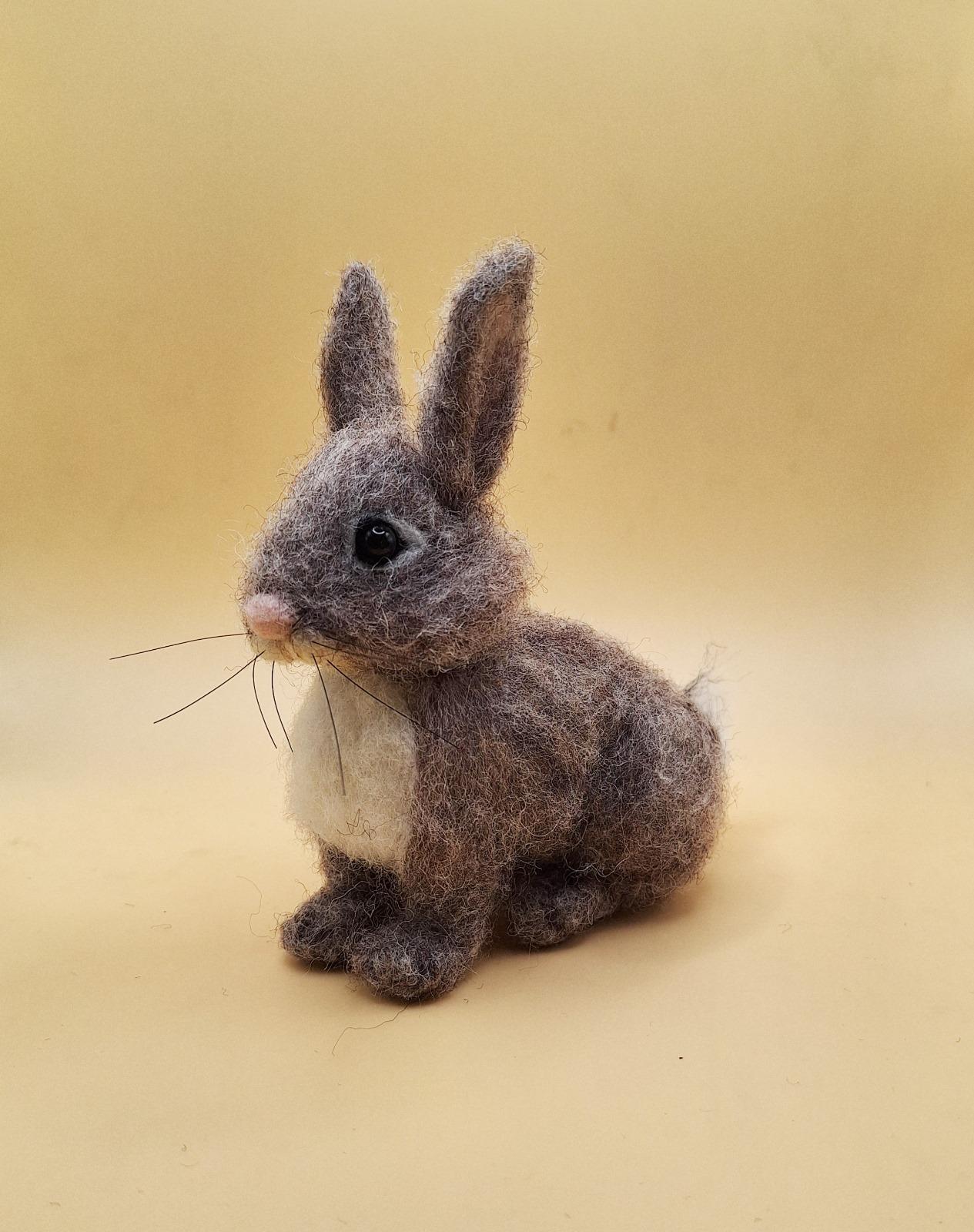 Needle Felted Bunny Tutorial: DIY Rabbit Guide (PDF Download) - Etsy