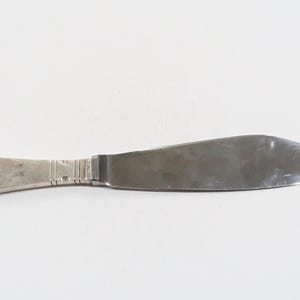 Stunning Vintage Georg Jensen sterling Denmark Continental cake knife stainless steel 925