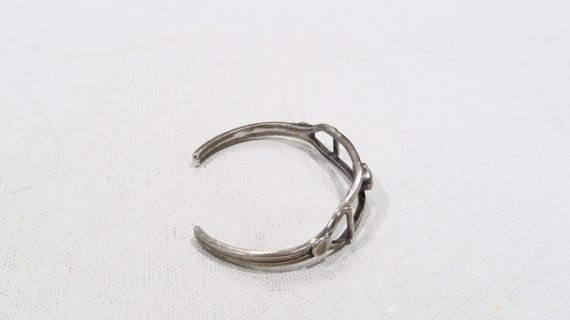 Simplistic modernist Native American turquoise cu… - image 3