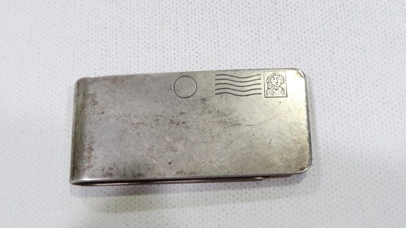 Old solid sterling George Washington postage stam… - image 5