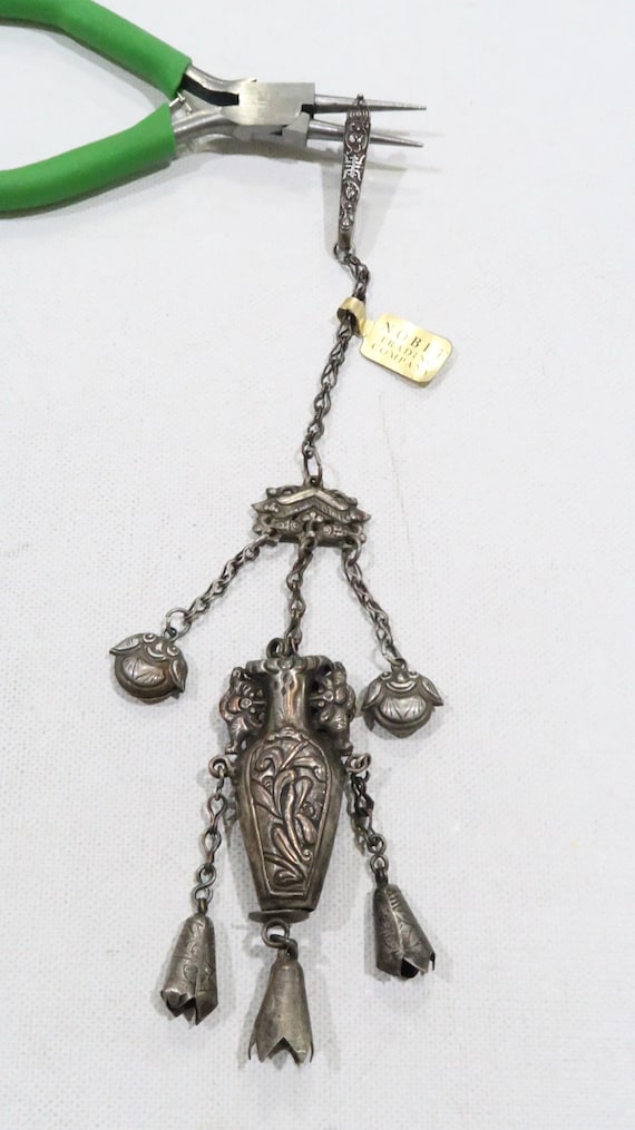 Antique Noble Trading Company Silver Plated Chinese Long