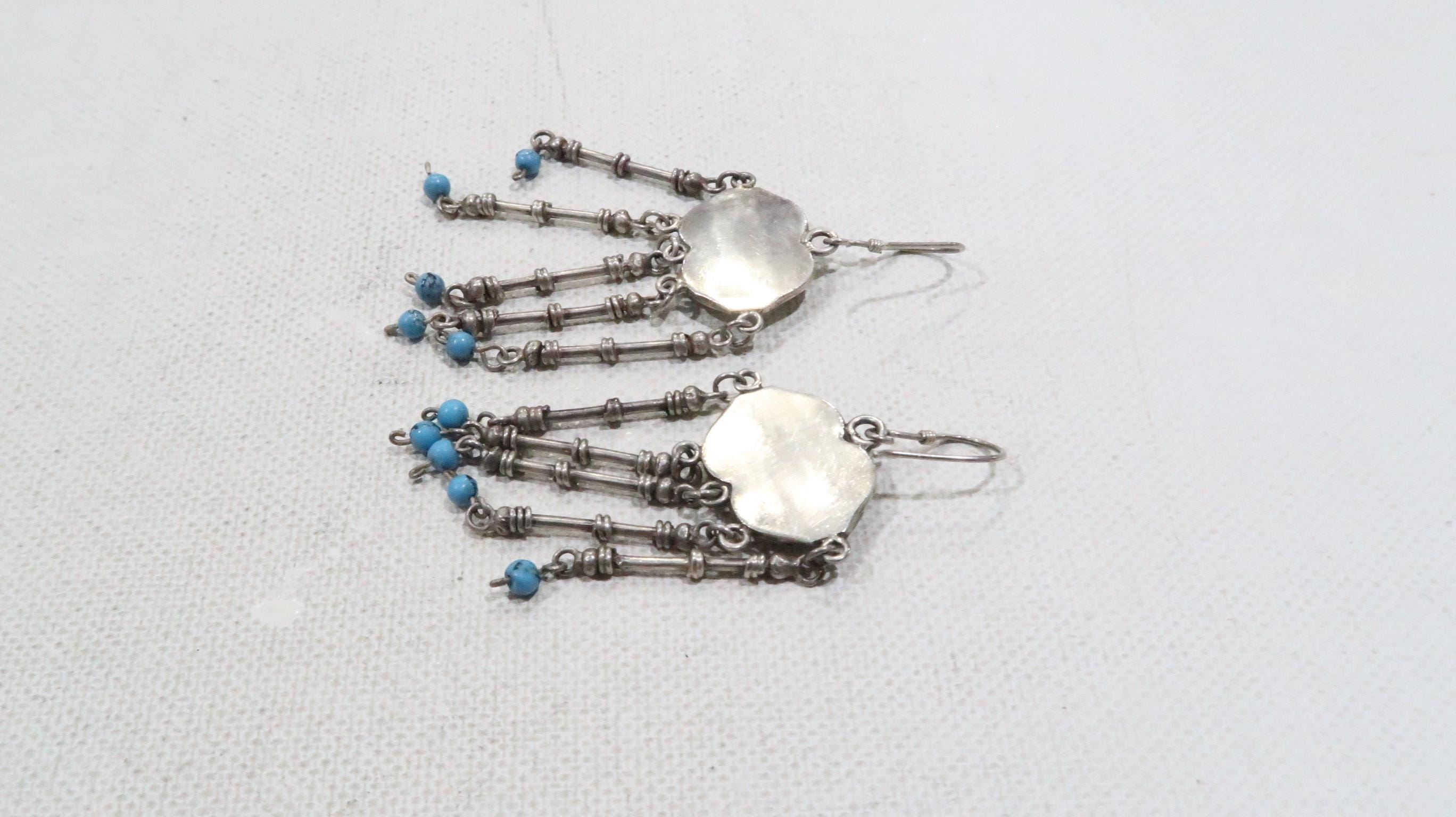 Croce celtica in argento sterling 925, anelli turchesi celtici, regolabili
