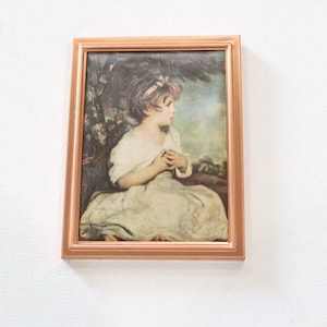 Wall mount portrait frame Age of Innocence by Sir Joshua Reynolds