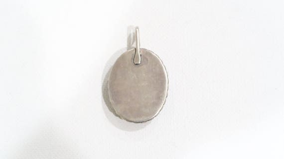 Crazy lace agate sterling hand-wrought pendant - image 4
