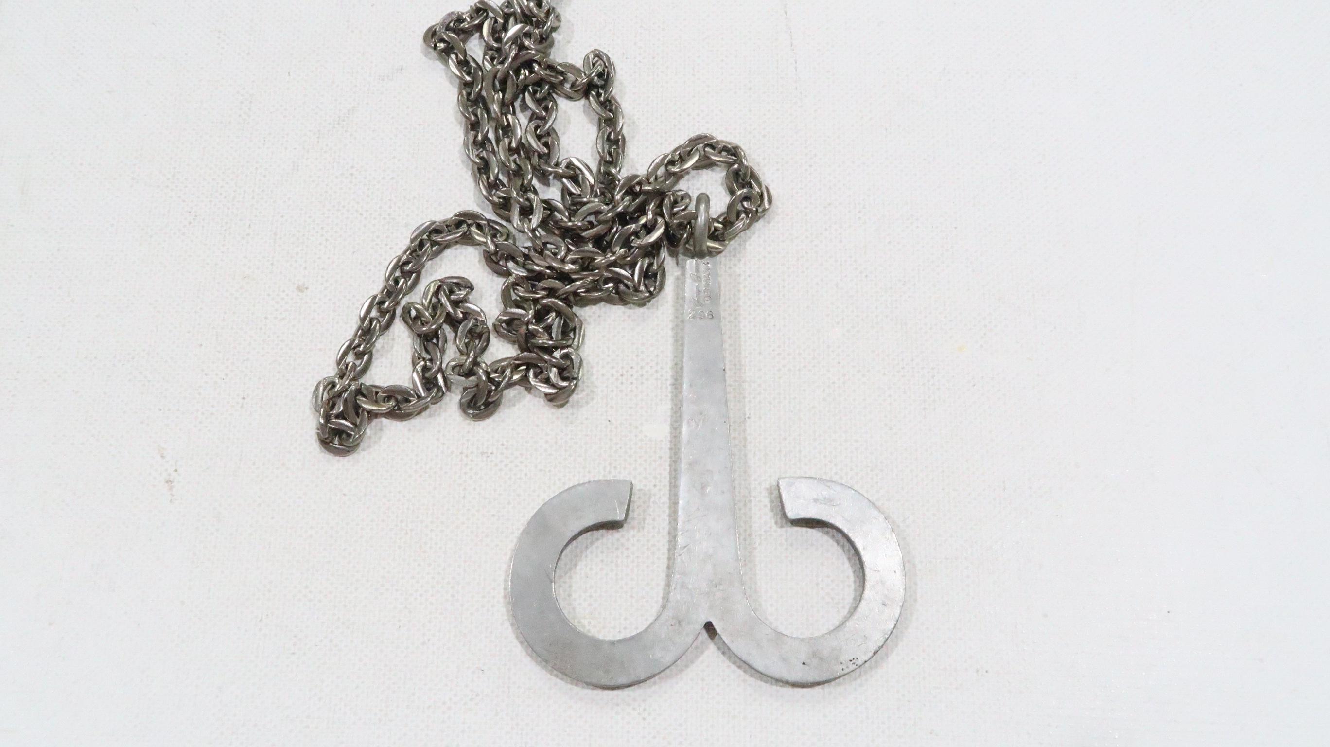 Vintage Scandinavian Jorgen Jensen Denmark 296 Large Pewter
