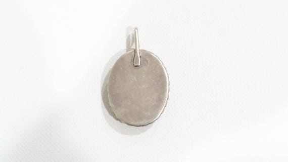 Crazy lace agate sterling hand-wrought pendant - image 5