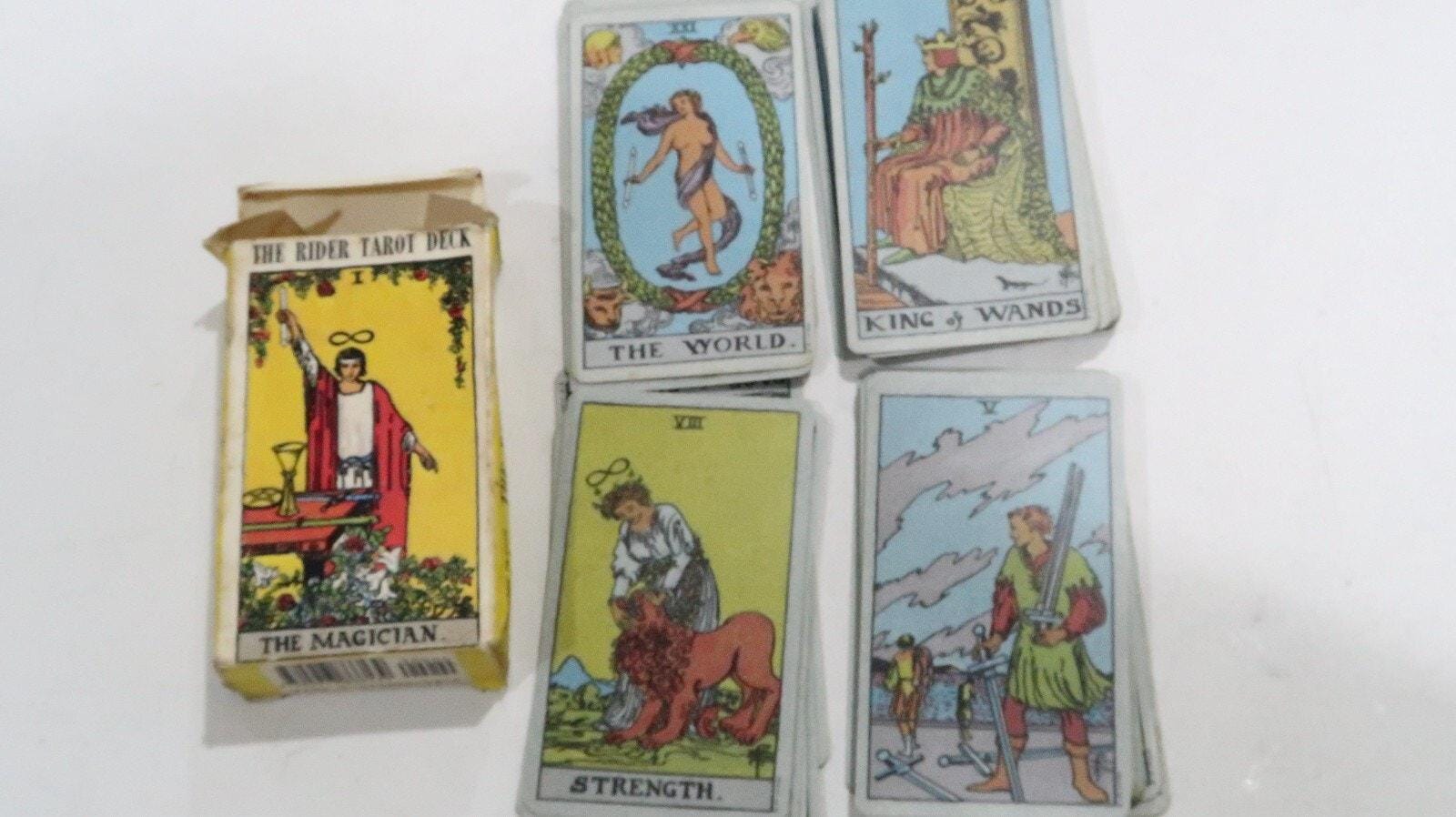 Rider Waite Tarot Deck 1971 - Etsy