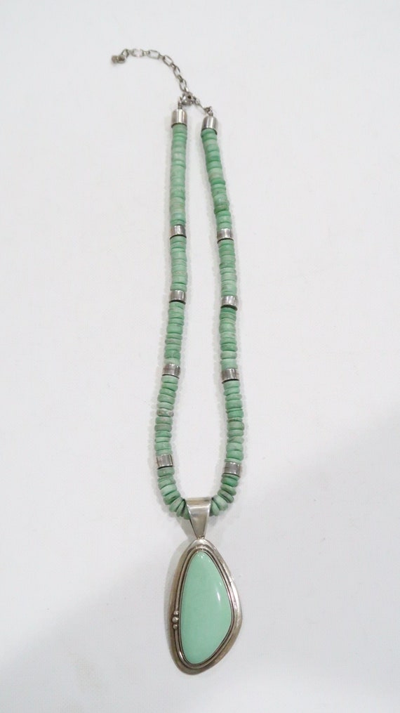 Jay King DTR 925 China variscite bead and pendant 
