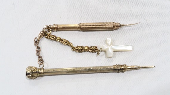 Vintage Fairchild Gold Filled Toothpic, Gold Filled Mechanical
