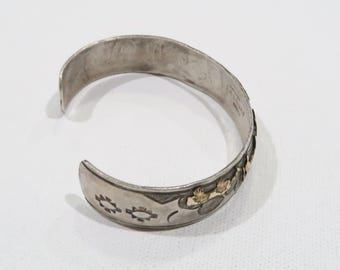 NAVAJO TA BEGAY バングル 12KGF SILVER925 Navajo Artist TA Begay Thomas Begay 1/20 12K G.F Sterling