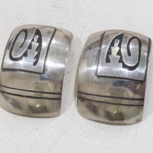 Important Vintage Hopi Jo9hn Coochyumptewa silver Corn Old Vtg Important Vintage Hopi Jo9hn Coochyumptewa silver Corn Old Vtg