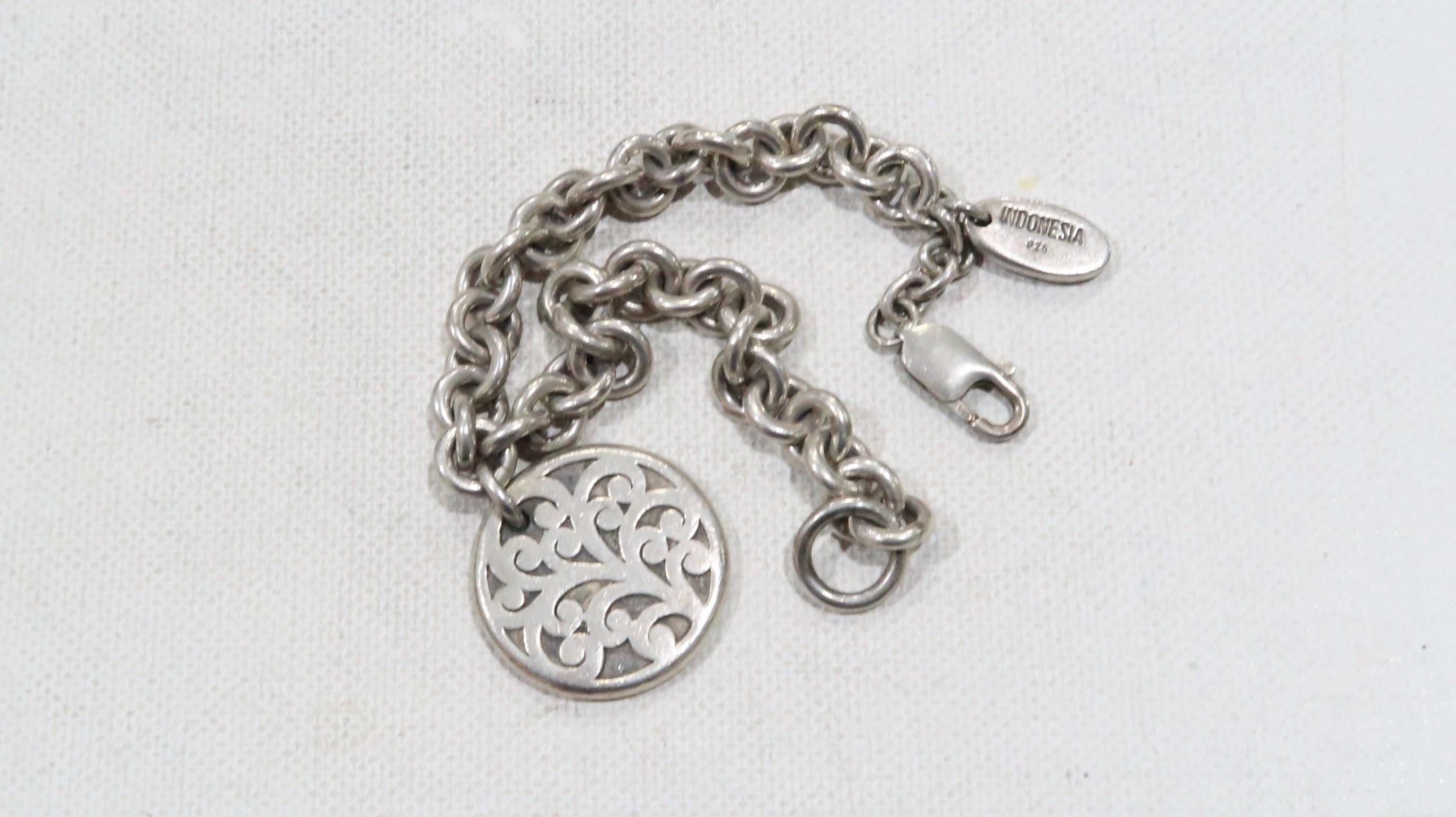 Designer Lois Hill Indonesia 925 Sterling Silver Heavy Charm