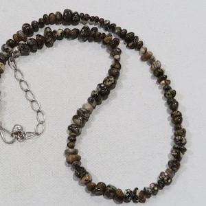 Jay King Desert Rose Trading agate bead sterling silver 925 China necklace
